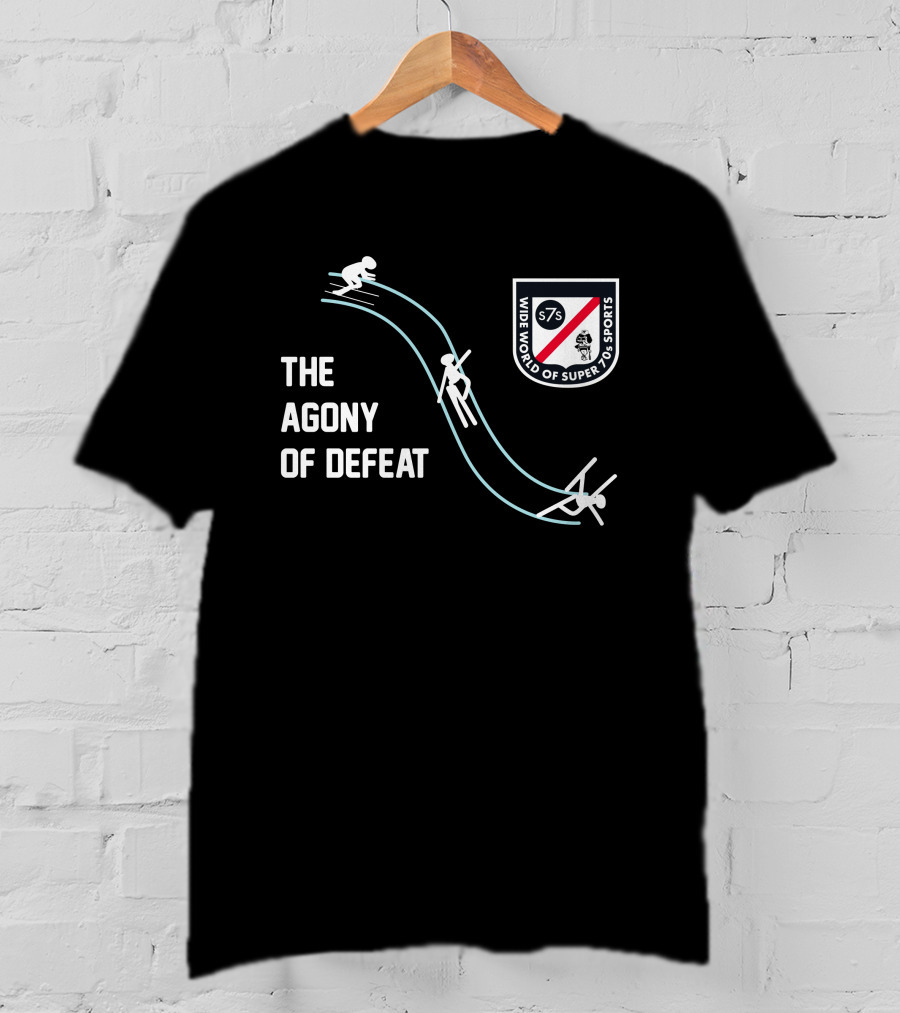 The Agony Of Defeat Wide World Of Super 7s Sports Ski Jump T-Shirt