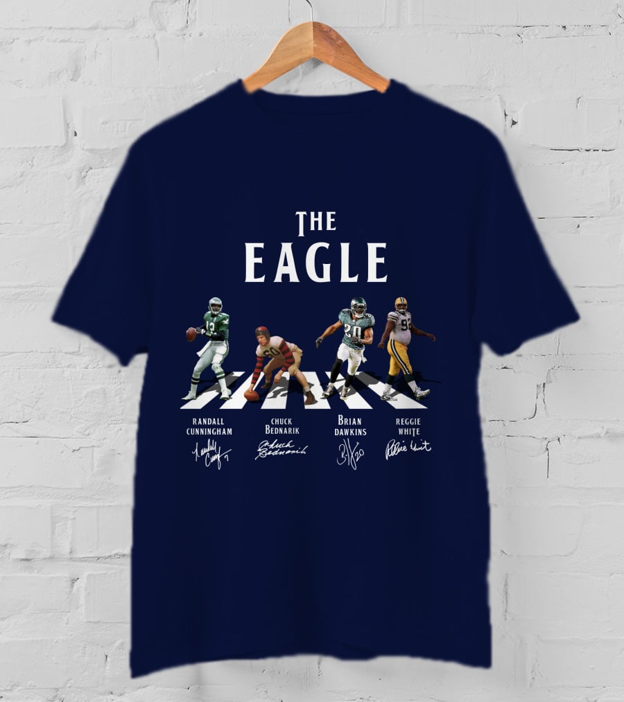 The Eagle Randall Cunningham Chuck Bednarik Brian Dawkins Reggie White NFL T-Shirt