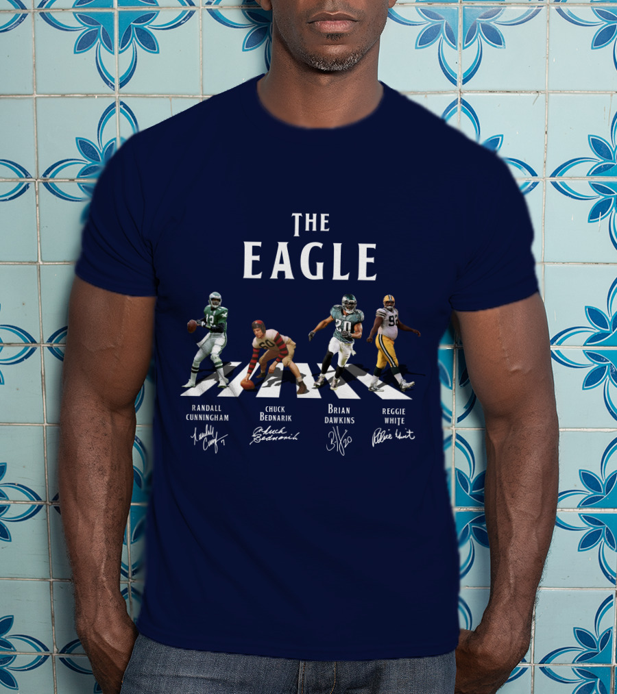 The Eagle Randall Cunningham Chuck Bednarik Brian Dawkins Reggie White NFL T-Shirt