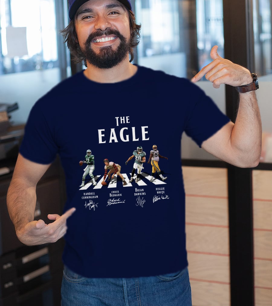 The Eagle Randall Cunningham Chuck Bednarik Brian Dawkins Reggie White NFL T-Shirt