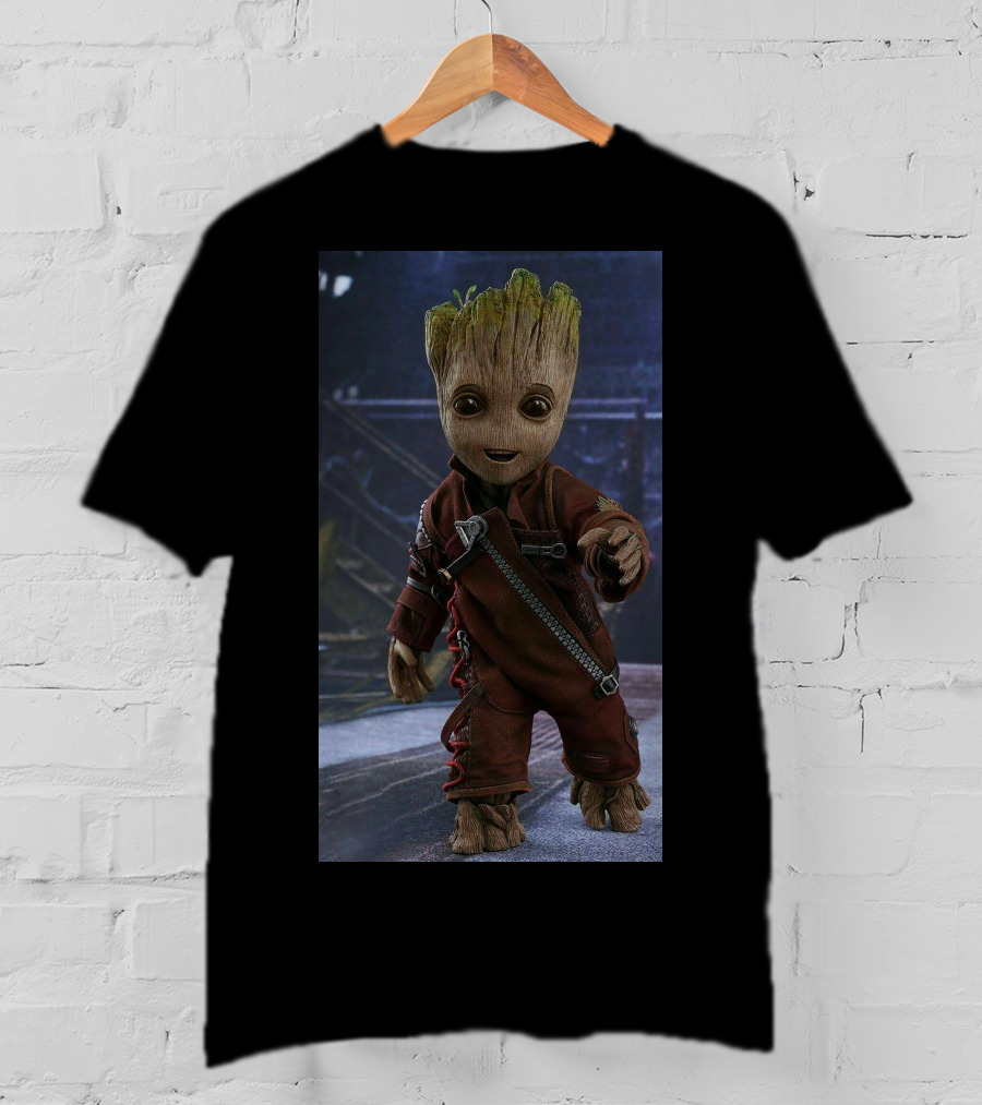 Baby Groot Guardians Of The Galaxy Character T-Shirt
