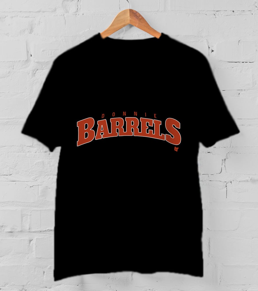 Donnie Barrels Baseball Inspired T-Shirt