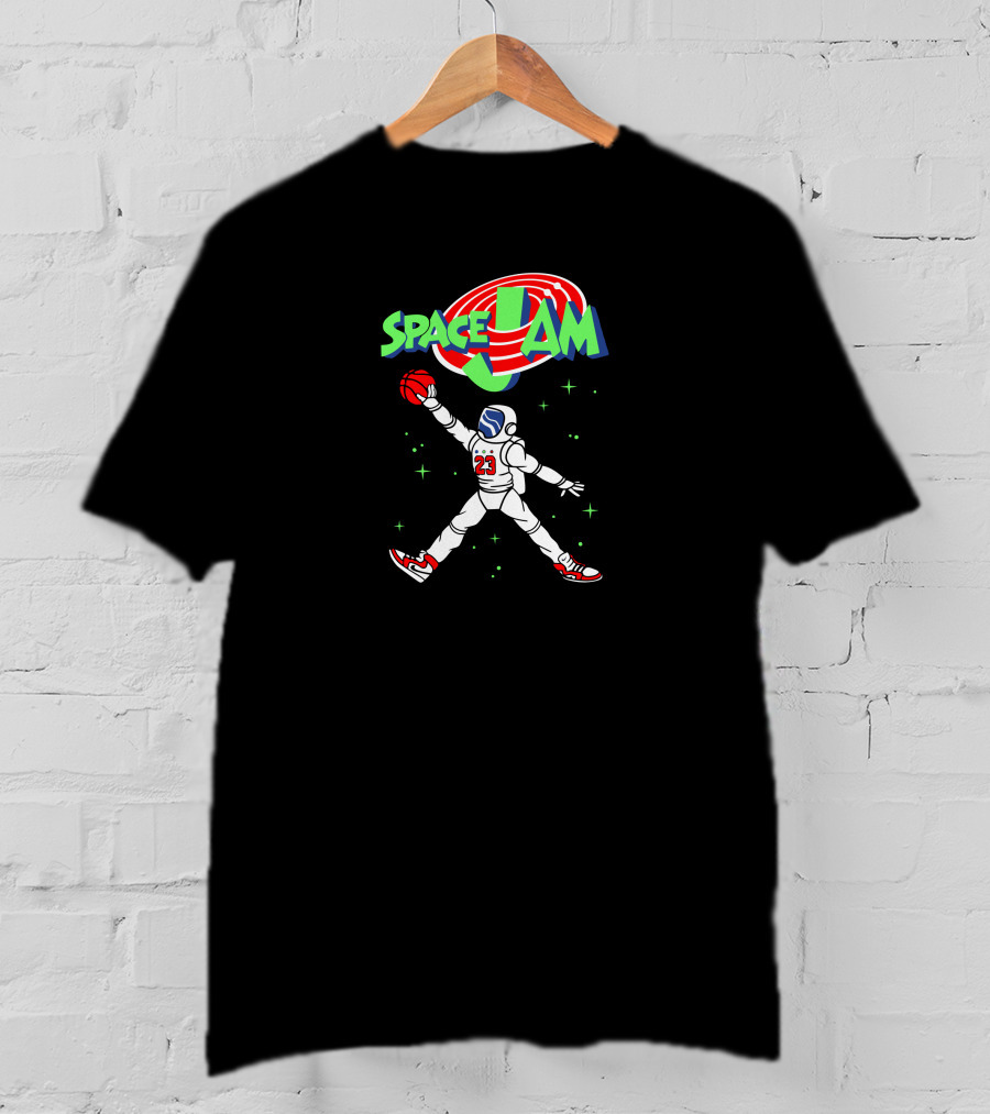 Space Jam Astronaut Basketball Crossover T-Shirt