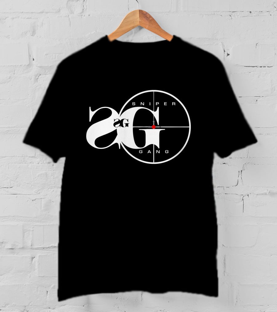 Sniper Gang Logo 2G With Crosshair T-Shirt