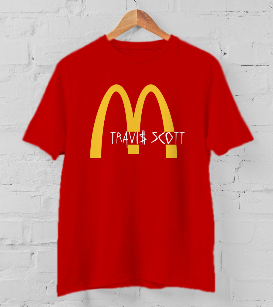 Travis Scott McDonald's Collaboration Golden Arches T-Shirt