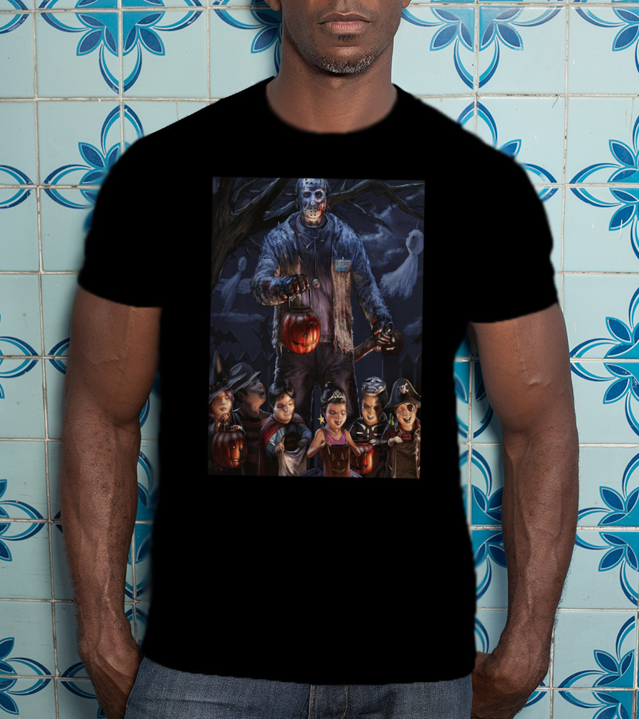 Friday 13th Halloween Jason Voorhees Trick-or-Treaters T-Shirt