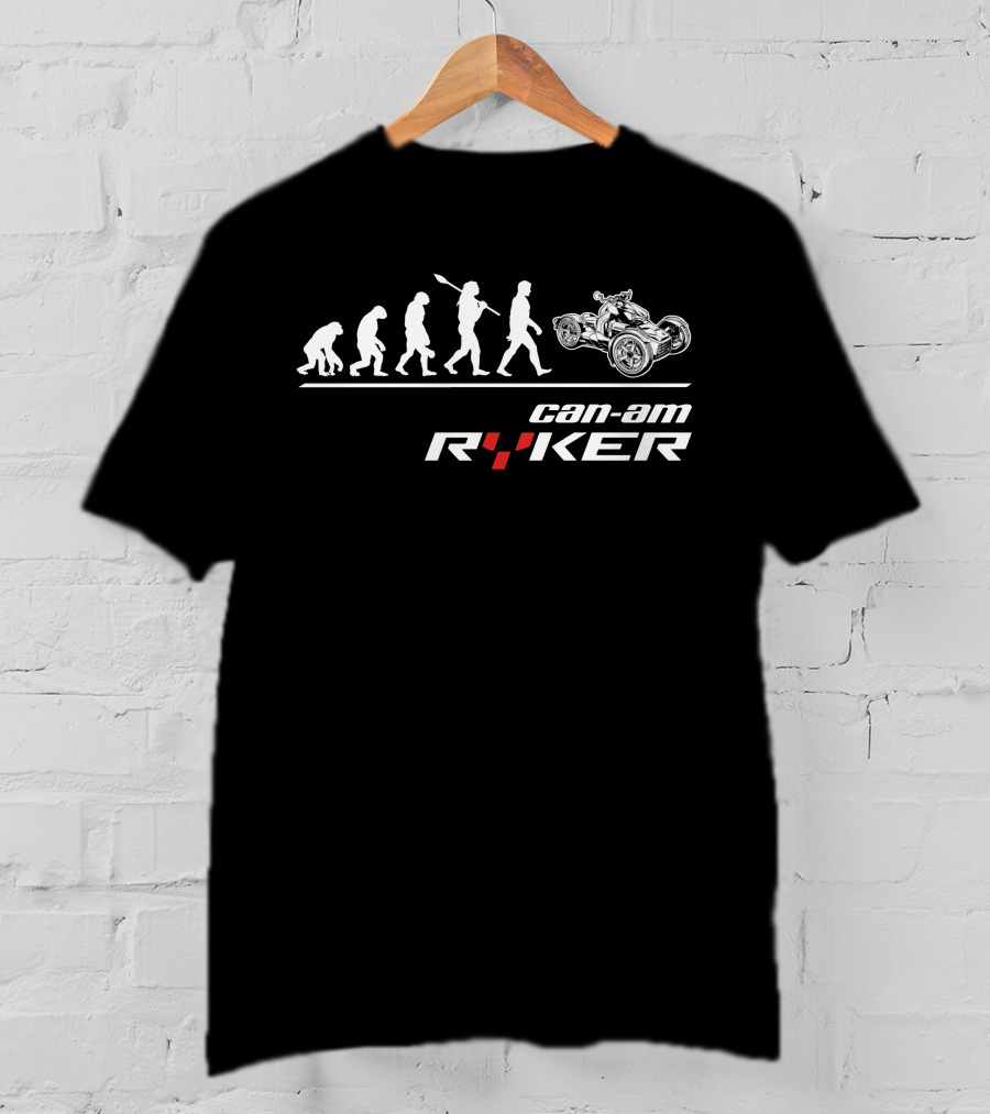 Evolution Of Can-Am Ryker Evolution Steps T-Shirt