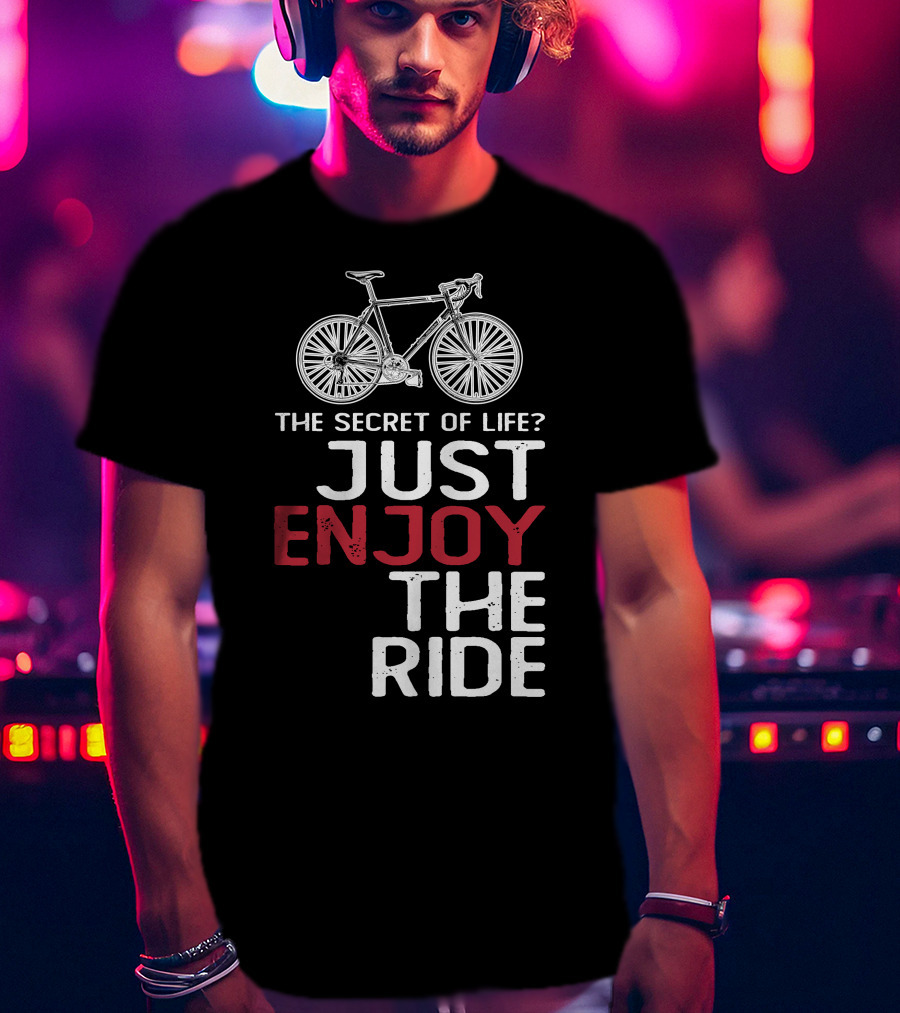 The Secret Of Life? Just Enjoy The Ride Eddy Merckx Bicycles T-Shirt
