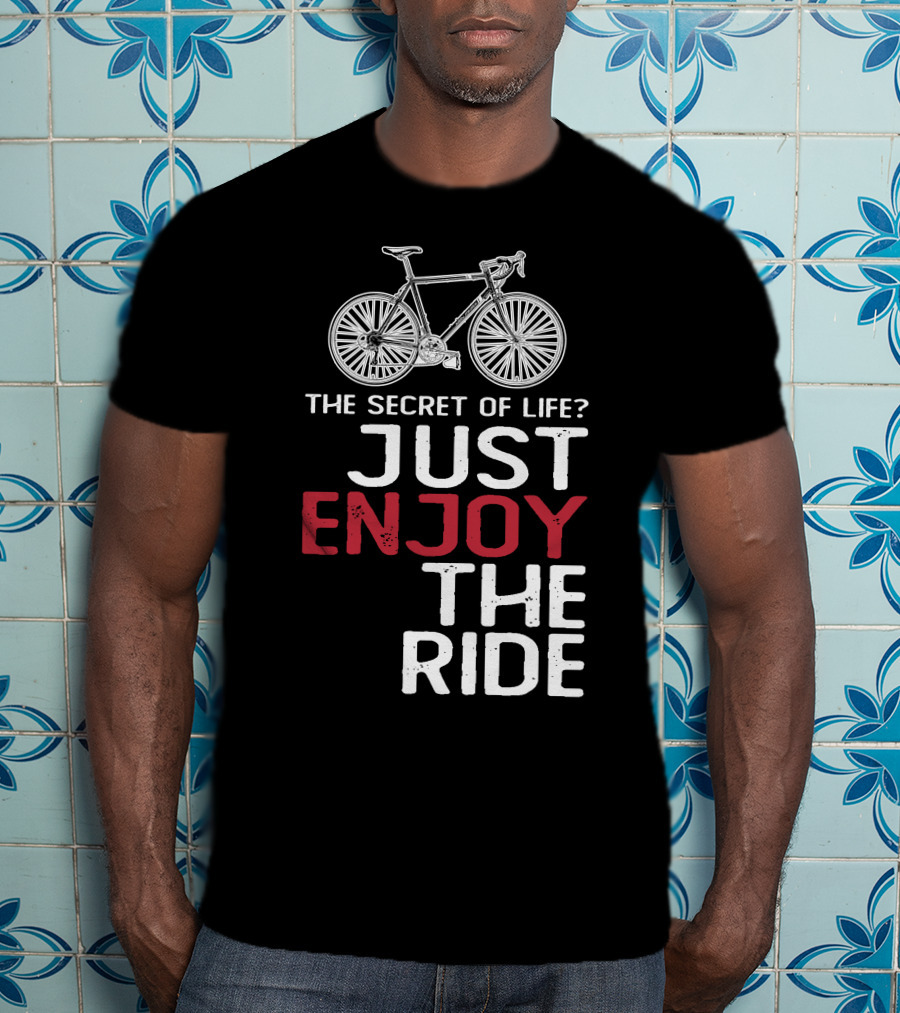 The Secret Of Life? Just Enjoy The Ride Eddy Merckx Bicycles T-Shirt