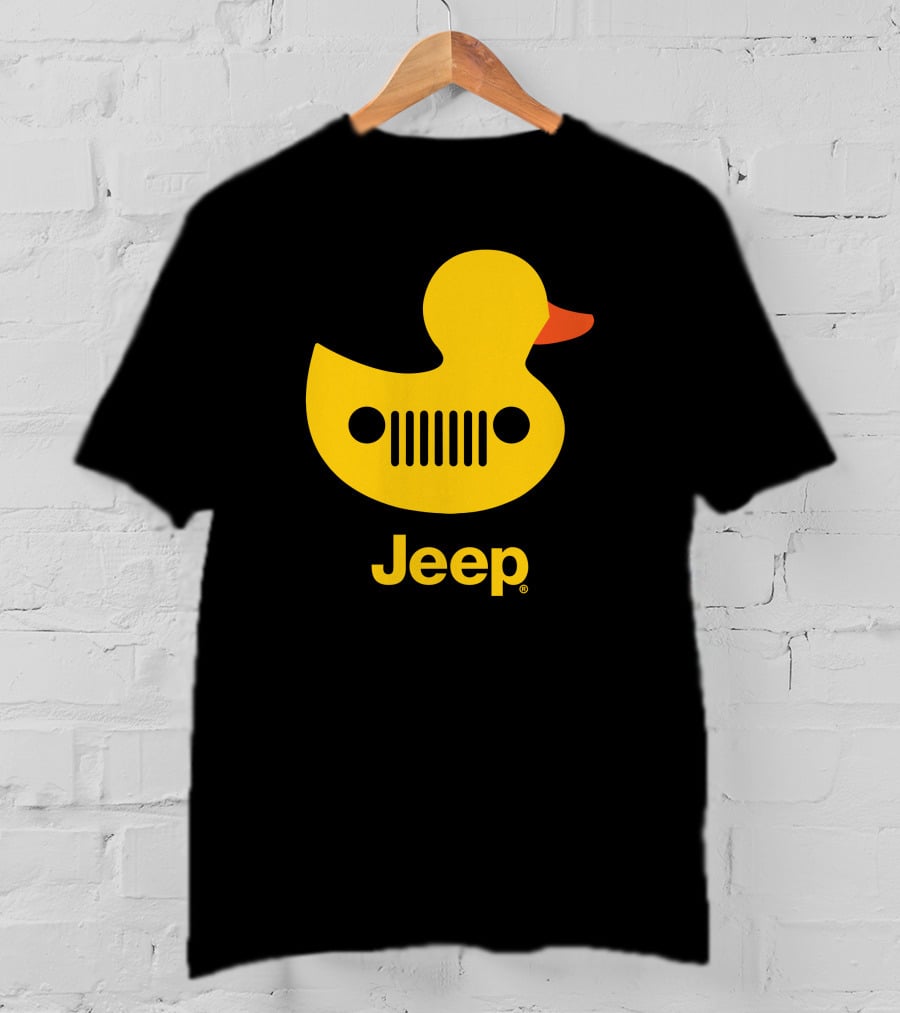 Duck Duck Jeep Rubber Duck Jeep Grill T-Shirt