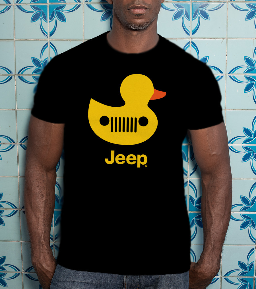 Duck Duck Jeep Rubber Duck Jeep Grill T-Shirt