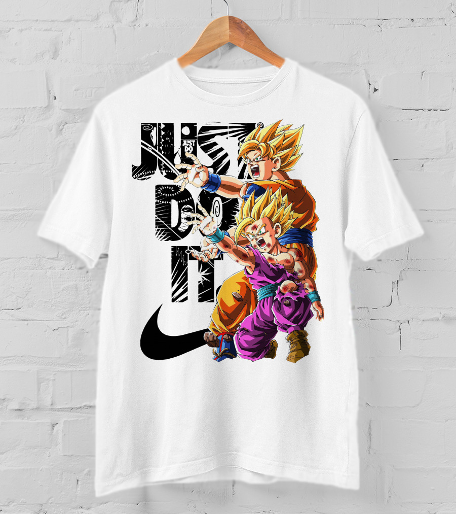Just Do It Vintage DBZ Dragon Goku Super Saiyan T-Shirt
