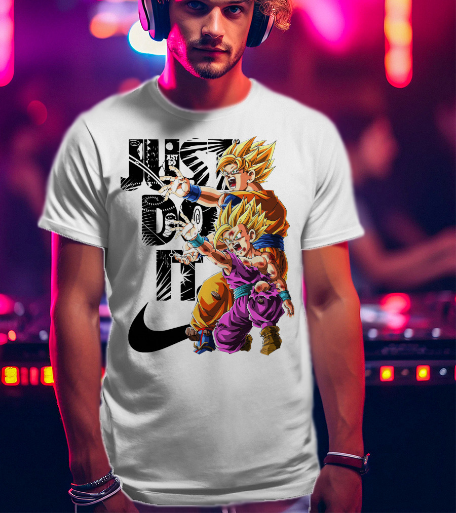 Just Do It Vintage DBZ Dragon Goku Super Saiyan T-Shirt