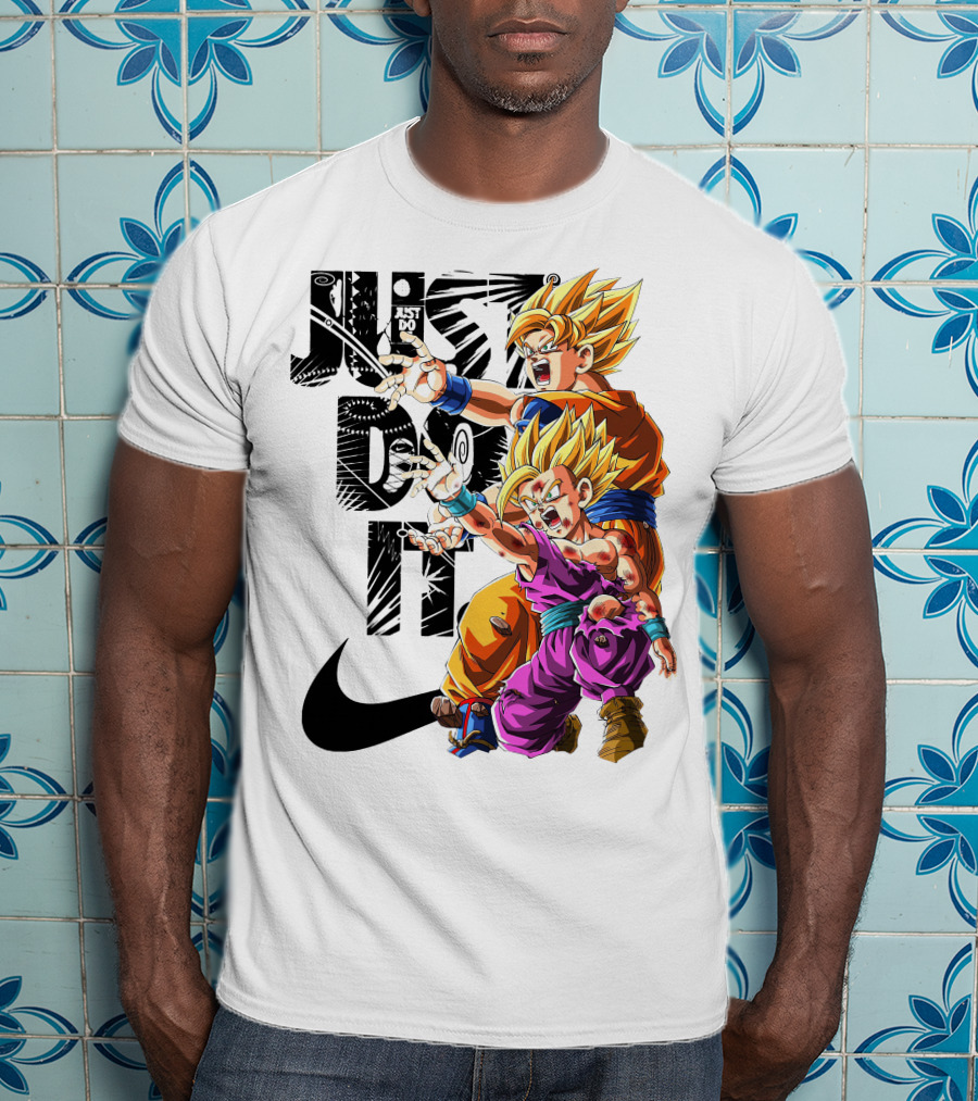 Just Do It Vintage DBZ Dragon Goku Super Saiyan T-Shirt