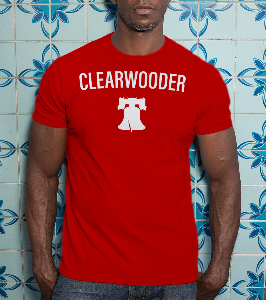 Phillies Clearwooder Liberty Bell Icon Red T-Shirt