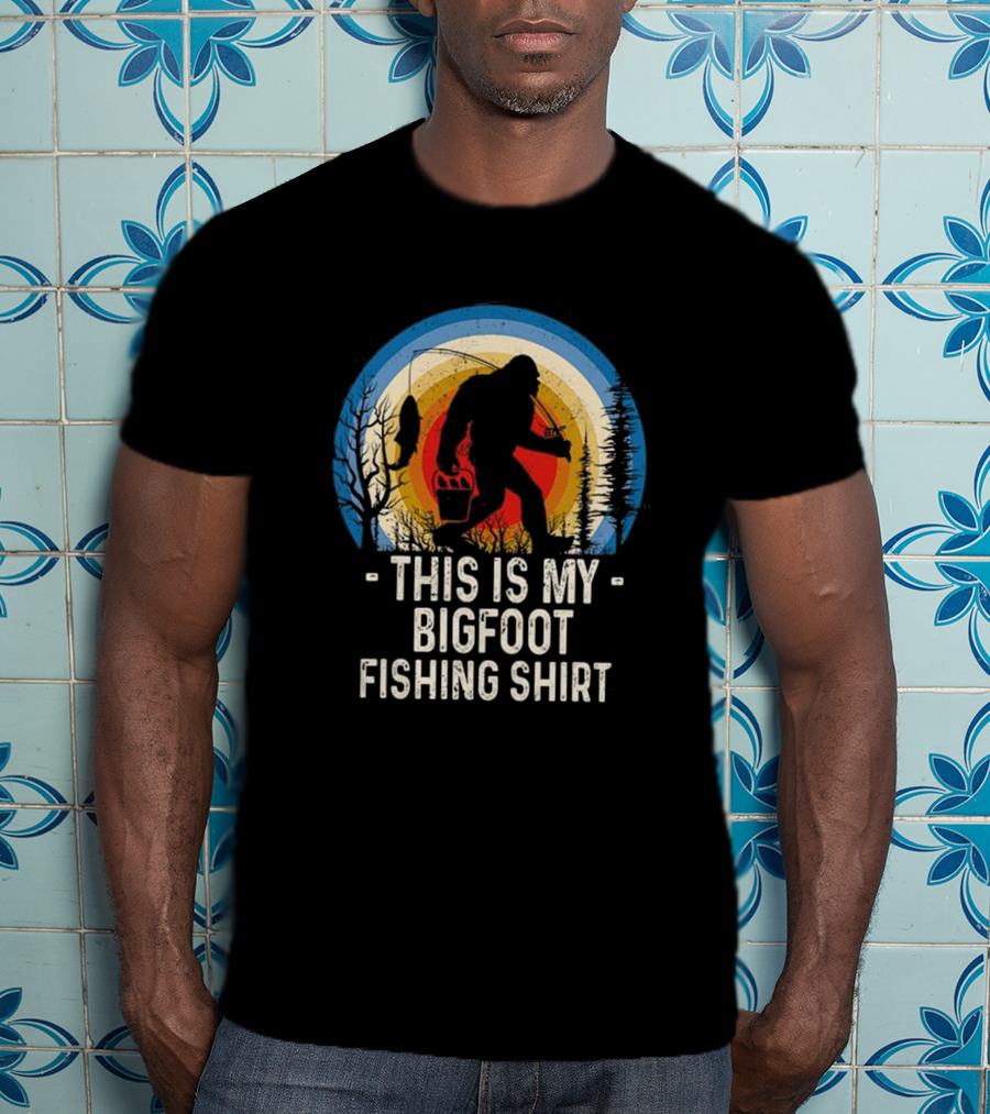 This Is My Bigfoot Fishing T-Shirt