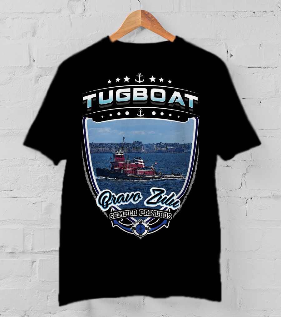 Tugboat Bravo Zulu Semper Paratus T-Shirt
