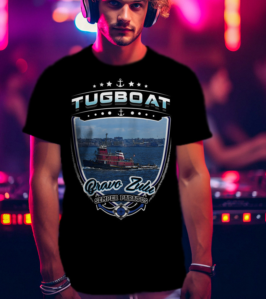 Tugboat Bravo Zulu Semper Paratus T-Shirt