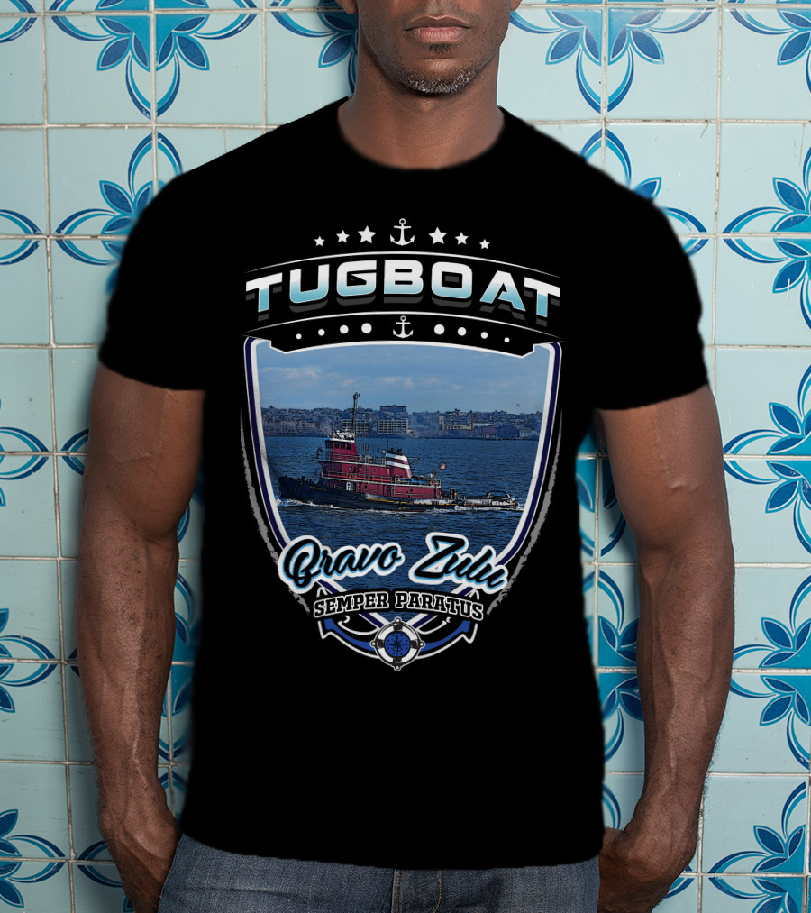Tugboat Bravo Zulu Semper Paratus T-Shirt