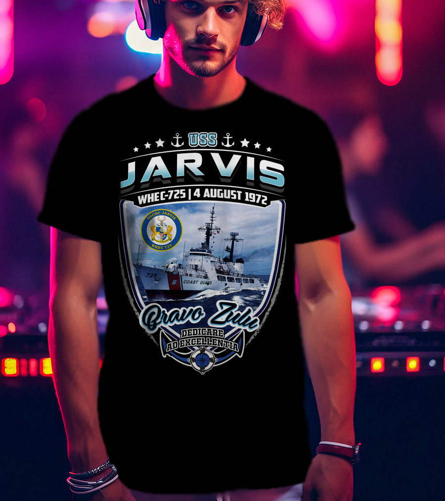Uss Jarvis Whec-725 4 August 1972 Bravo Zulu Dedicare Ad Excellentiam T-Shirt