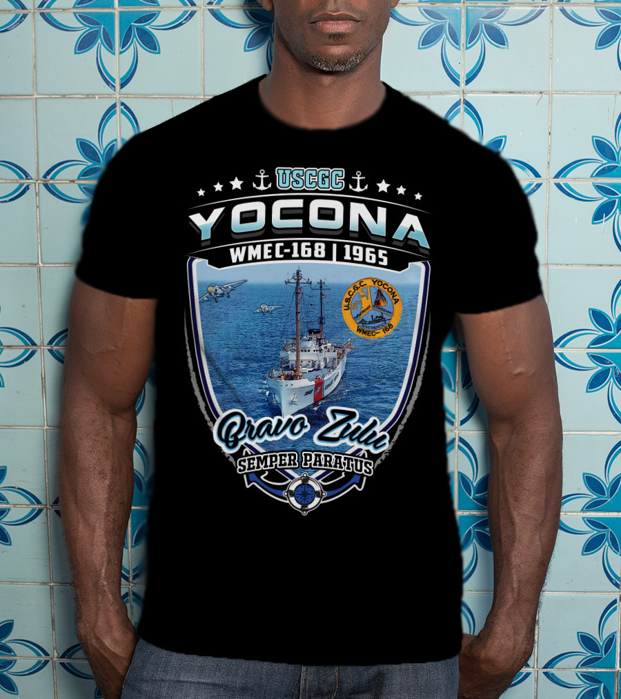 Uscgc Yocona Wmec-168 1965 Bravo Zulu Semper Paratus T-Shirt