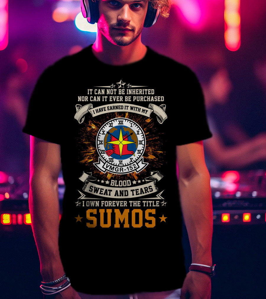 Vmgr-152 Blood Sweat And Tears I Own Forever The Title Sumos T-Shirt