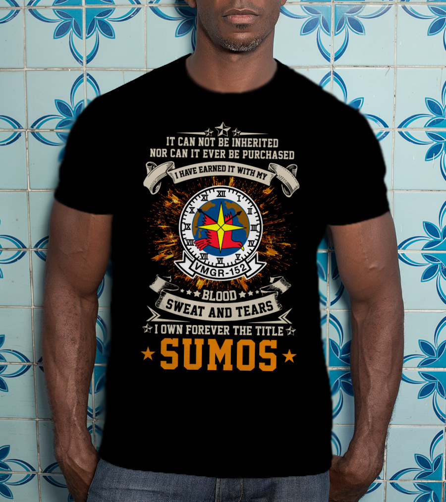 Vmgr-152 Blood Sweat And Tears I Own Forever The Title Sumos T-Shirt
