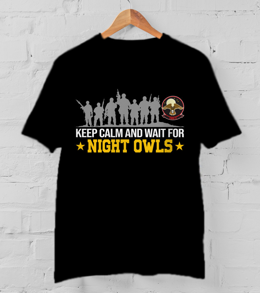 Keep Calm And Wait For Night Owls Vmu T-Shirt