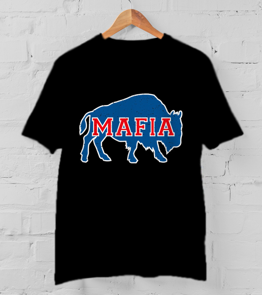 Buffalo Bills Mafia Vintage Buffalo Sports Fan Football T-Shirt