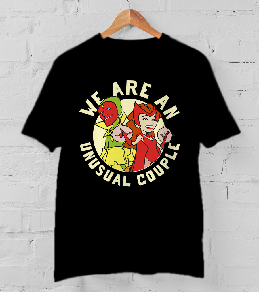 Marvel WandaVision We Are An Unusual Couple Halloween T-Shirt