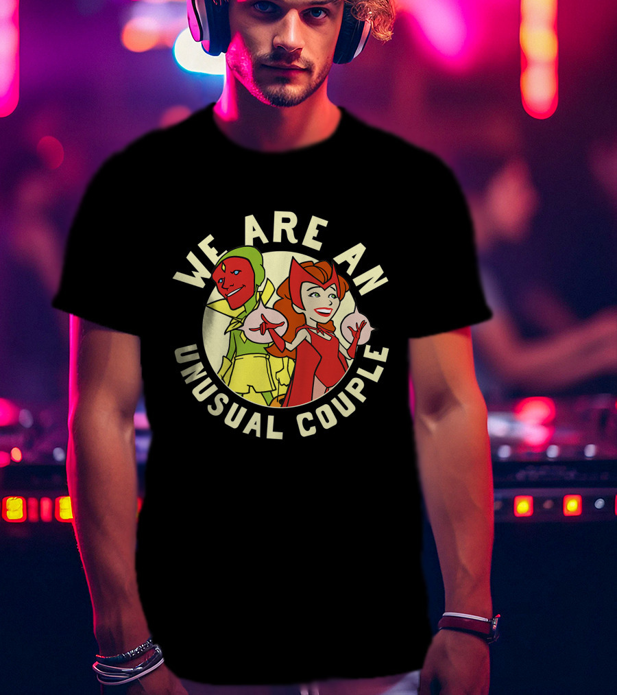 Marvel WandaVision We Are An Unusual Couple Halloween T-Shirt