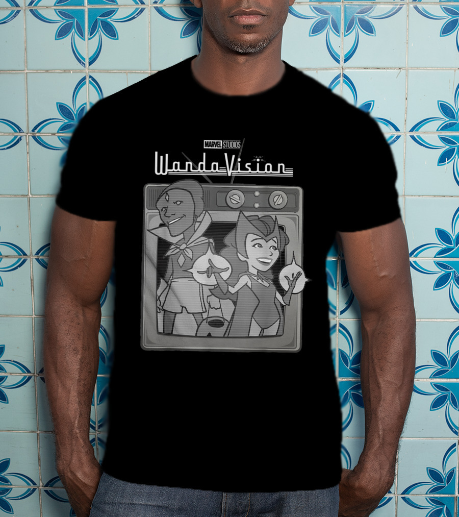 Marvel Studios WandaVision Cartoon TV T-Shirt