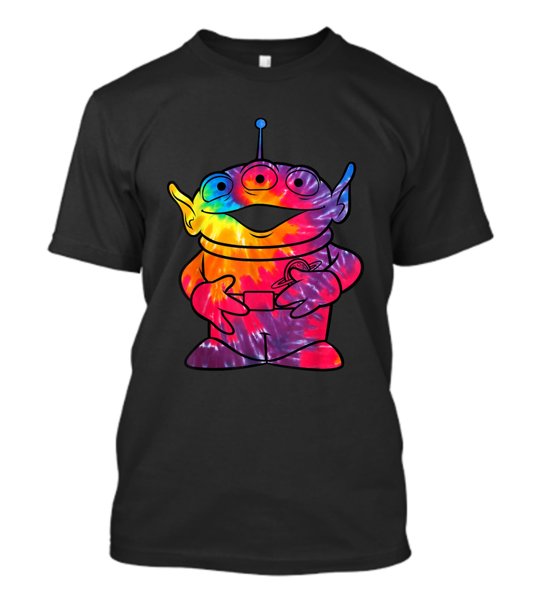 Disney Pixar Toy Story Alien Rainbow Tie Dye T-Shirt