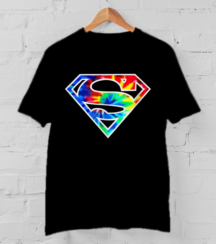 Superman S Tie Dye Emblem T-Shirt