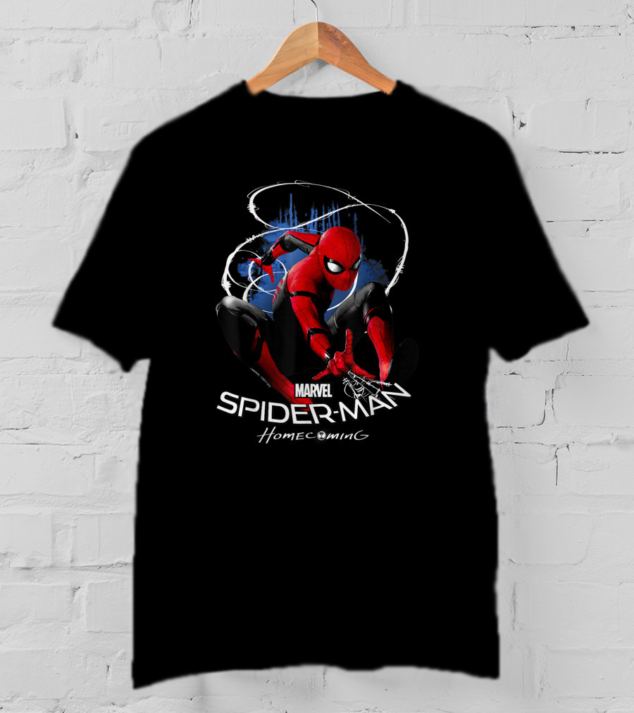 Marvel Spider-Man Homecoming Dynamic Web Swing T-Shirt