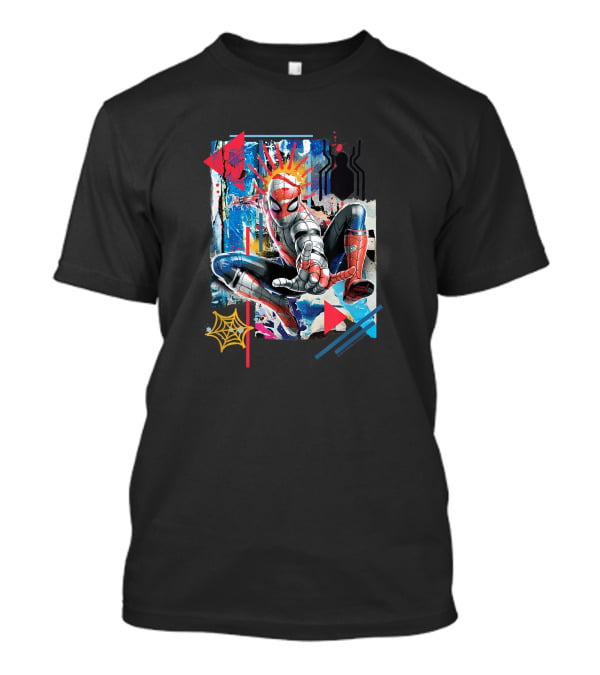 Marvel Spider-Man Far From Home Vibrant Web-Slinging Action T-Shirt