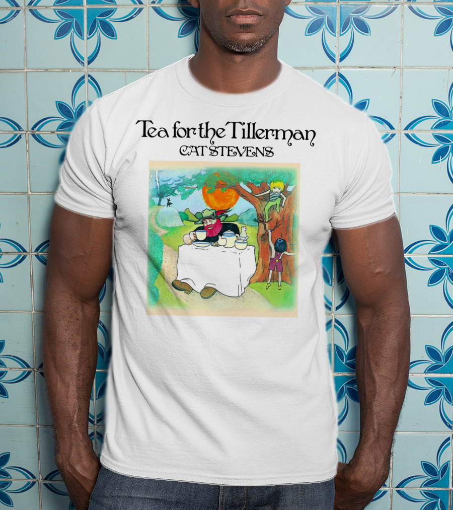 Tea For The Tillerman Cat Stevens Music Legend Men's White T-Shirt