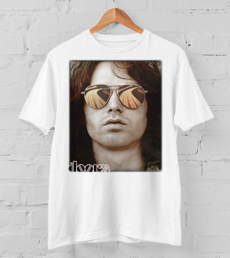 The Doors Jim Morrison Aviators Reflection Rock Legend T-Shirt