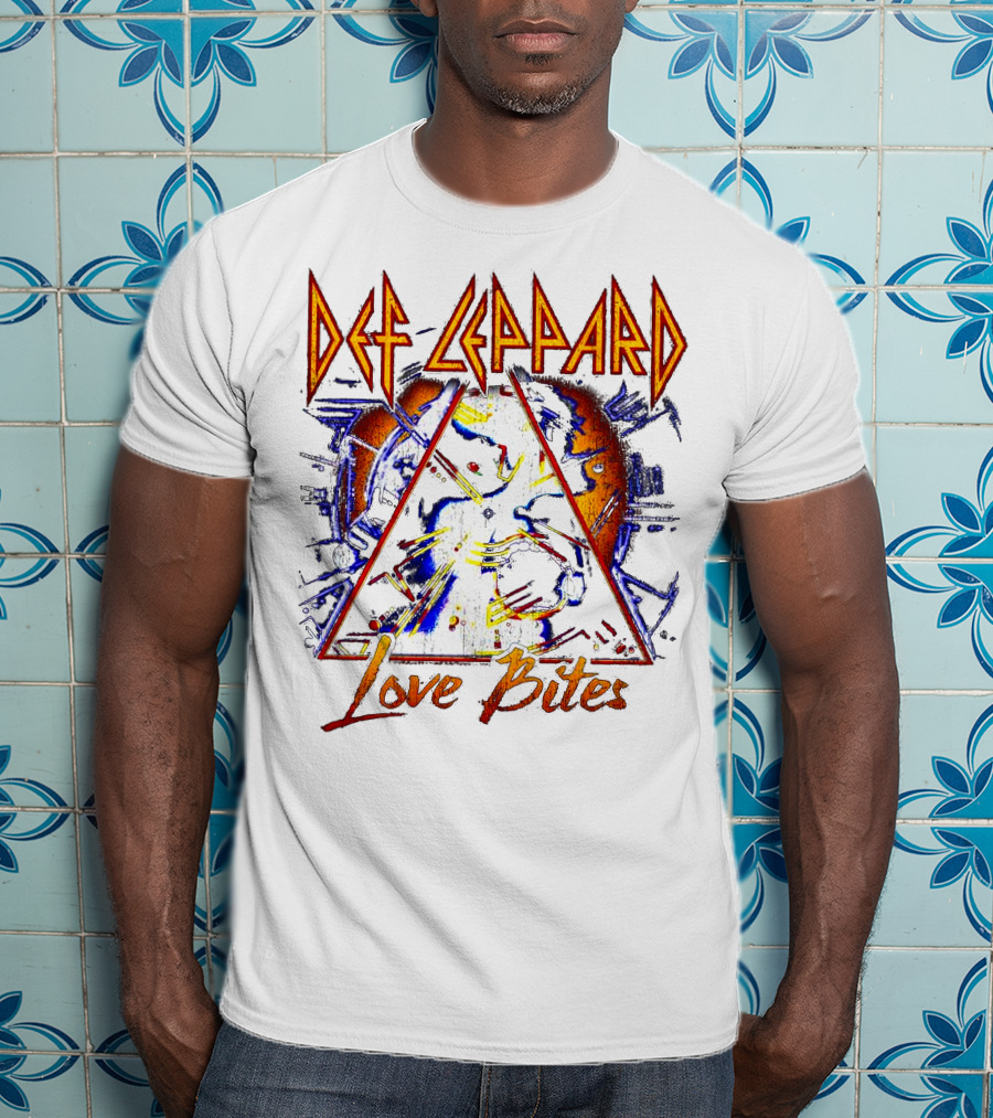 Def Leppard Love Bites Triangle T-Shirt