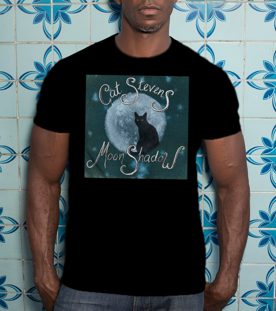 Cat Stevens Moon Shadow Summer Night Cat T-Shirt