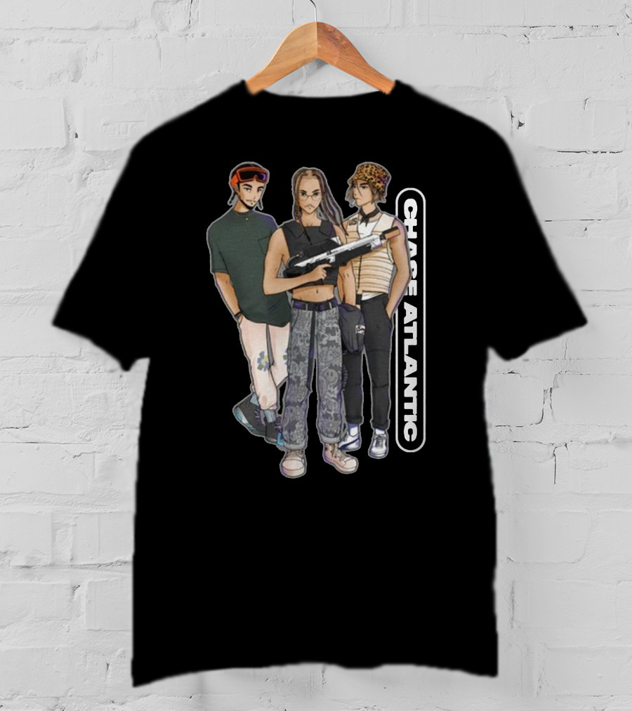 Chase Atlantic Streetwear Style Character Group T-Shirt