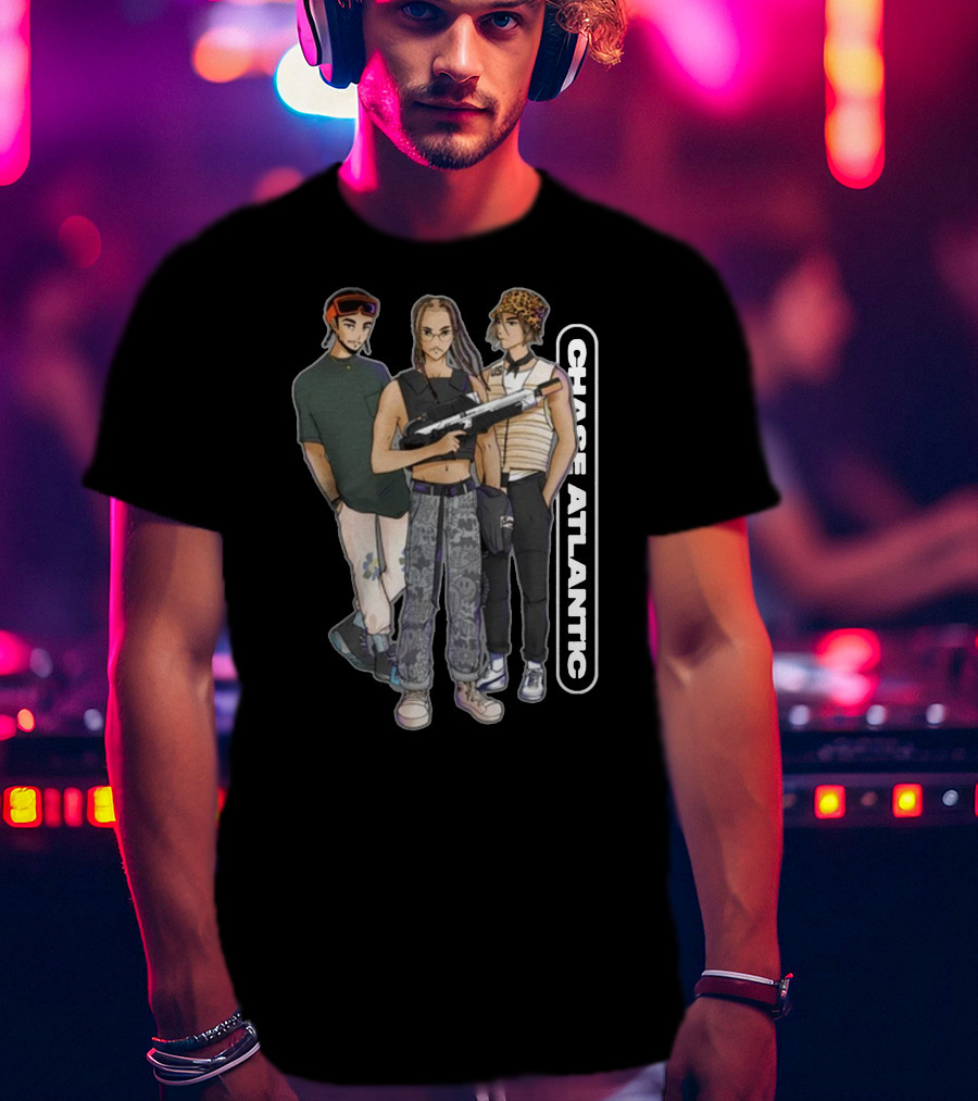 Chase Atlantic Streetwear Style Character Group T-Shirt