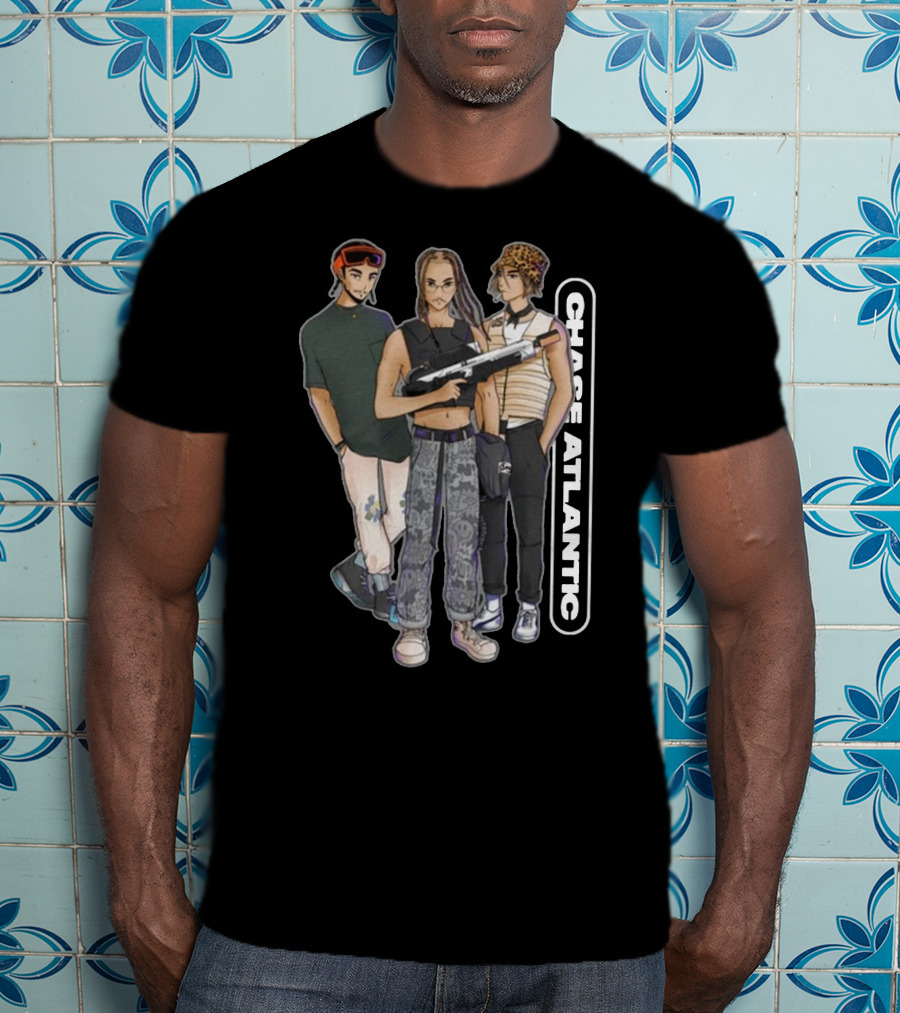 Chase Atlantic Streetwear Style Character Group T-Shirt