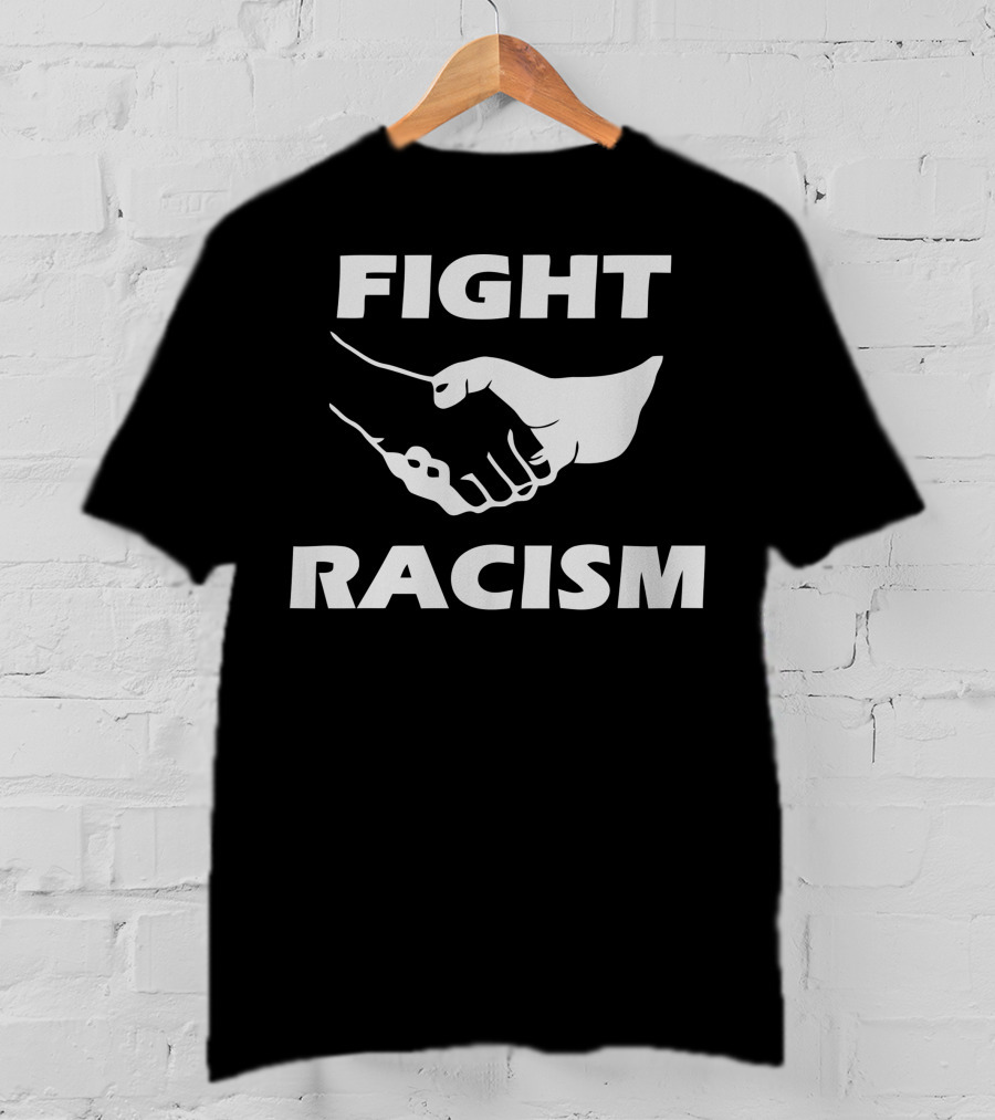 FIGHT RACISM Unity Handshake T-Shirt