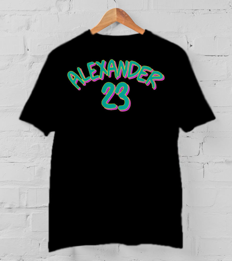 ALEXANDER 23 Bright Neon T-Shirt