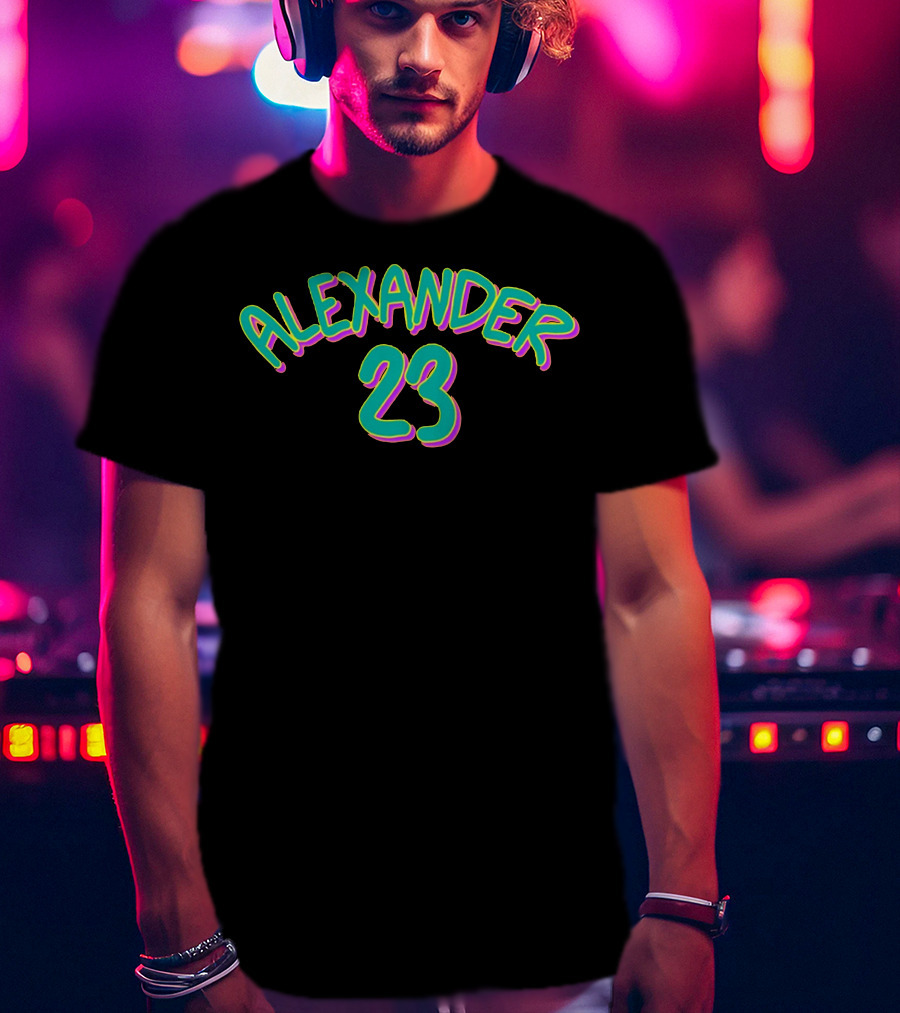 ALEXANDER 23 Bright Neon T-Shirt