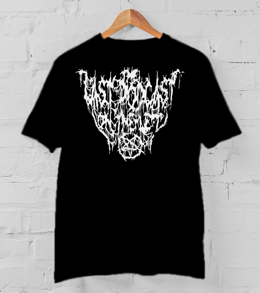 Last Podcast On The Left Merch Horror-Themed Dripping Text T-Shirt