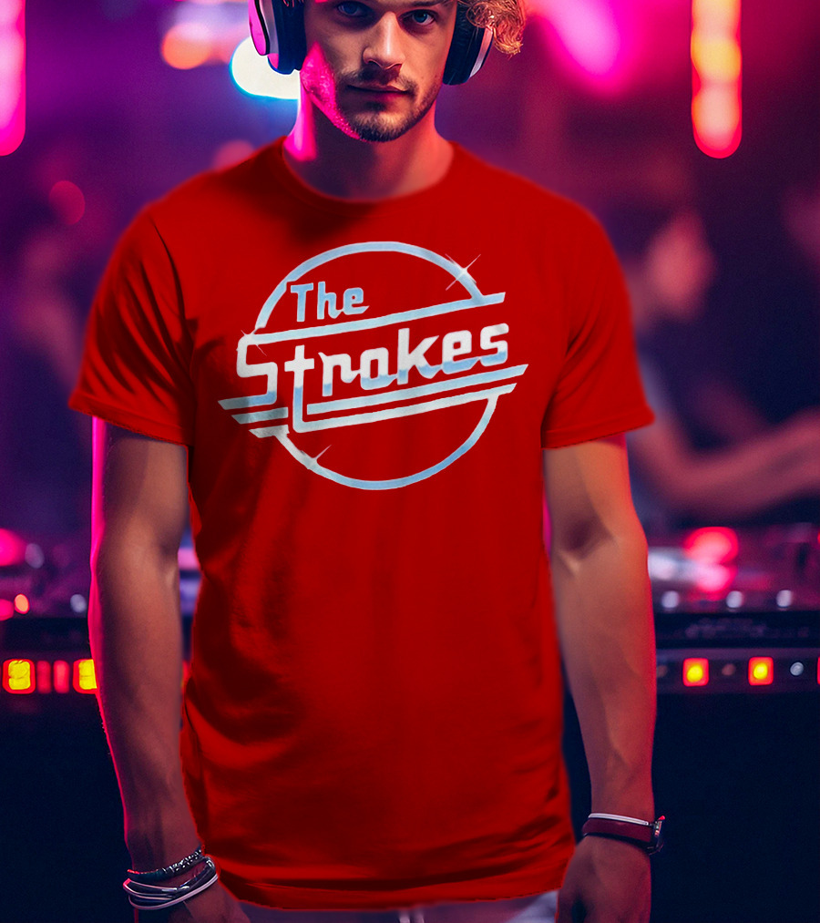 The Strokes Retro Logo Merch T-Shirt