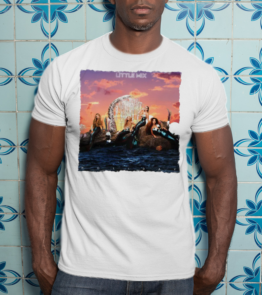 Little Mix Holiday Merch Mermaid Concept Ocean Sunset T-Shirt
