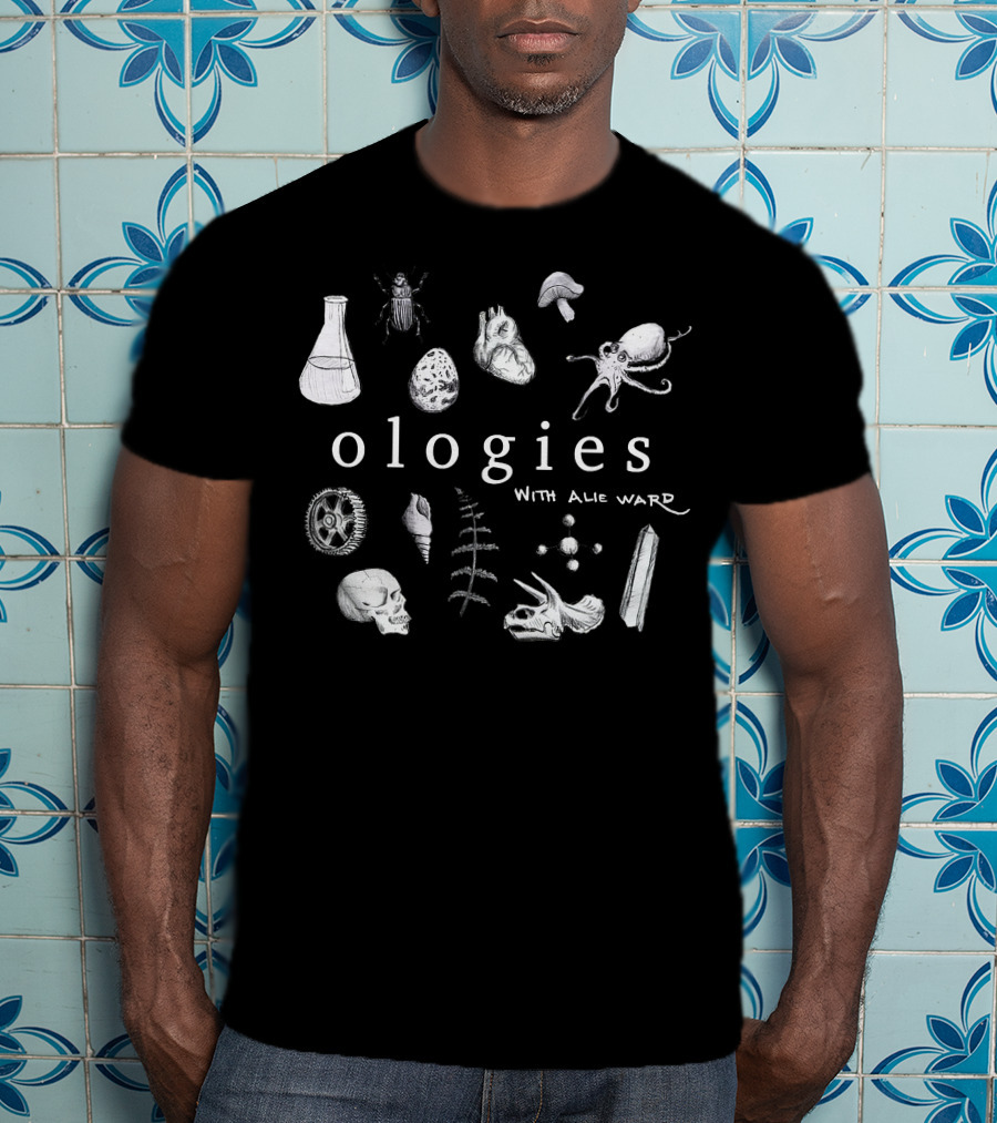 Ologies With Alie Ward Beaker Octopus Skull Crystals Insect T-Shirt